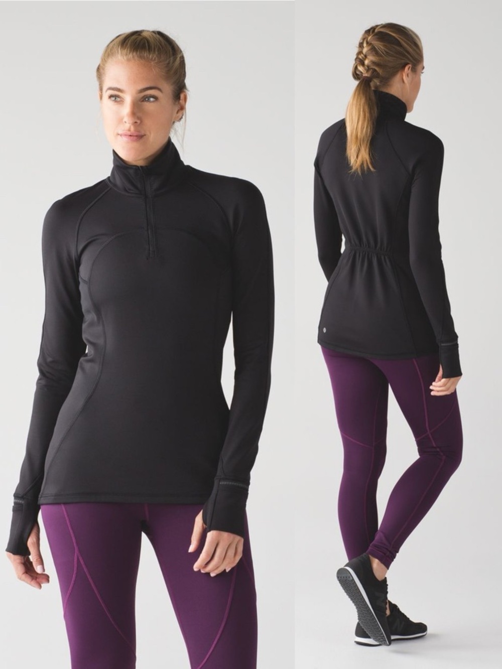 Lululemon First Mile 1/2 Zip Long Sleeve Pullover